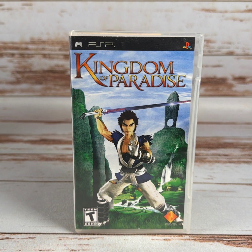 Kingdom of Paradise Sony PSP 2005 No Manual Or Insert Tested Used